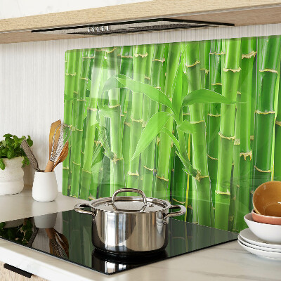 Snijplanken van glas Bamboe bladeren en stengels