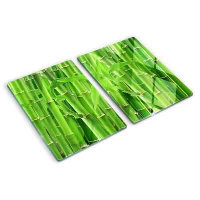 Snijplanken van glas Bamboe bladeren en stengels