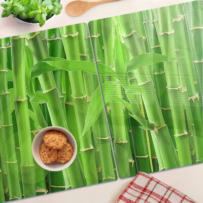 Snijplanken van glas Bamboe bladeren en stengels