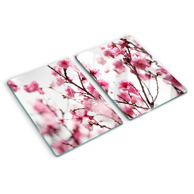 Glazen snijplanken Kersenbloesems in bloei