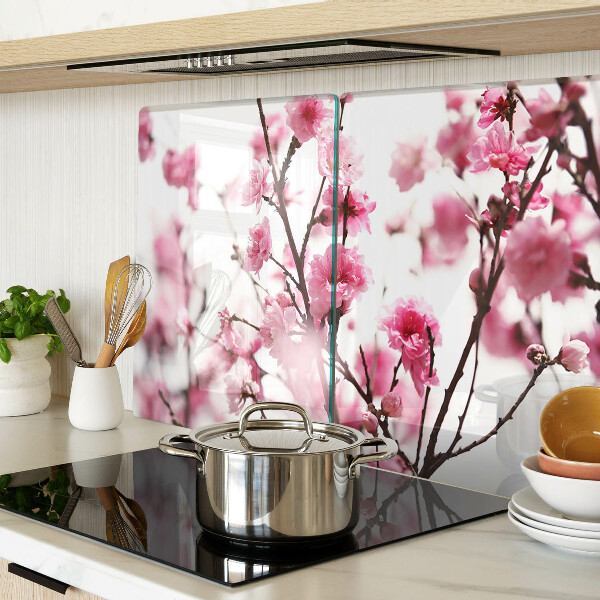 Glazen snijplanken Kersenbloesems in bloei