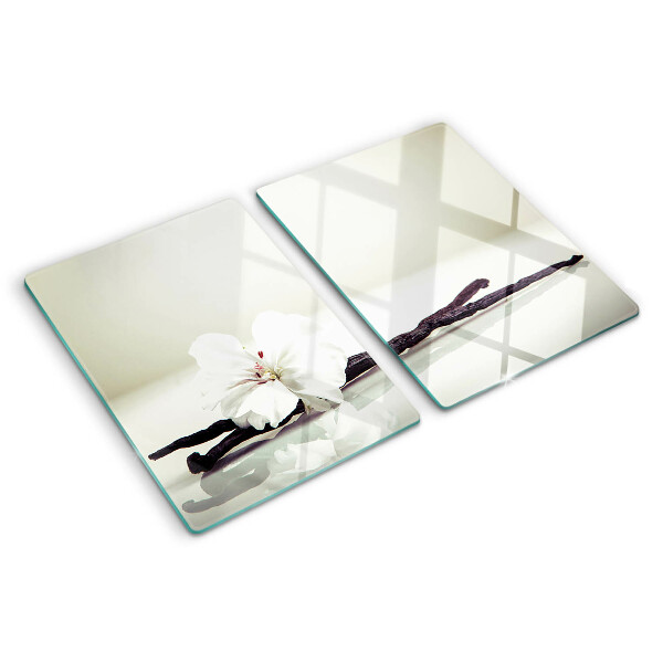 Glazen snijplanken Een bloem aan een tak