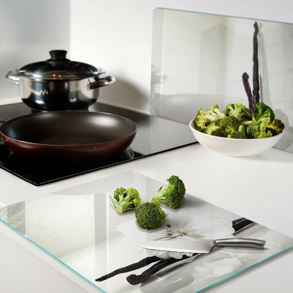 Glazen snijplanken Een bloem aan een tak