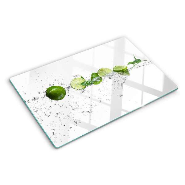 Glazen snijplanken Citroenen in water