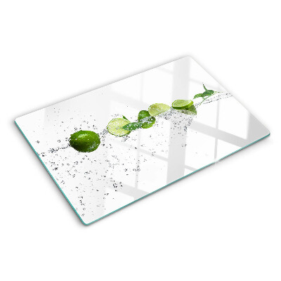 Glazen snijplanken Citroenen in water