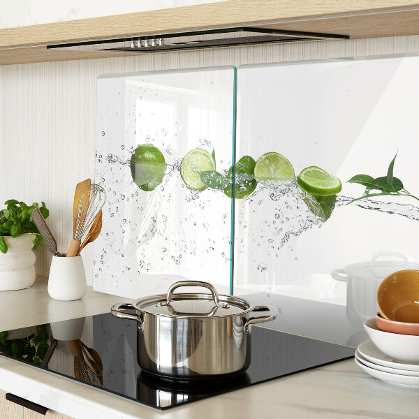 Glazen snijplanken Citroenen in water