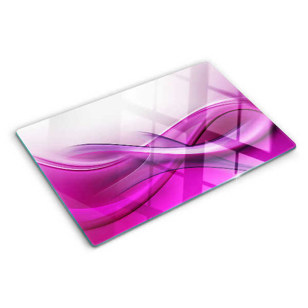 Snijplanken van glas Golven in roze tinten