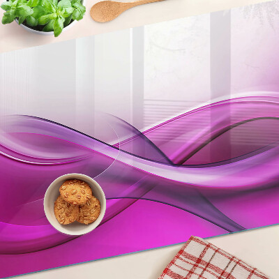 Snijplanken van glas Golven in roze tinten