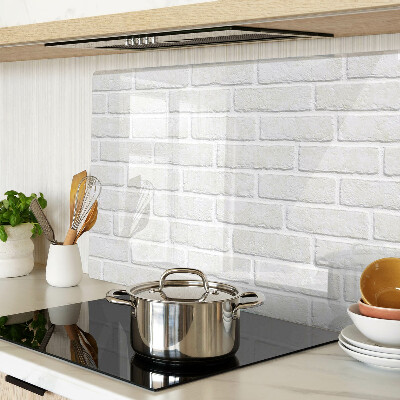 Glazen snijplanken Bakstenen muur