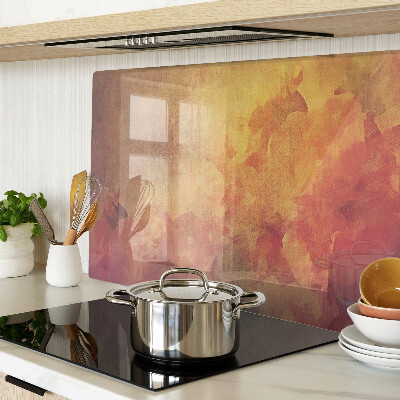 Glazen snijplanken Bloemenmotief in pastelkleuren