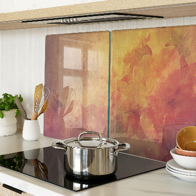 Glazen snijplanken Bloemenmotief in pastelkleuren