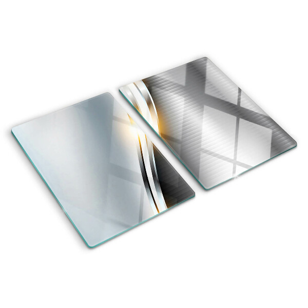 Snijplanken van glas Abstract patroon met lijnen