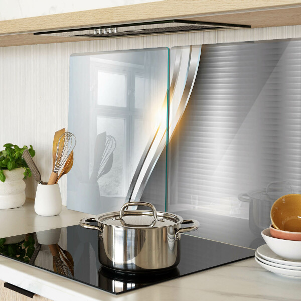 Snijplanken van glas Abstract patroon met lijnen