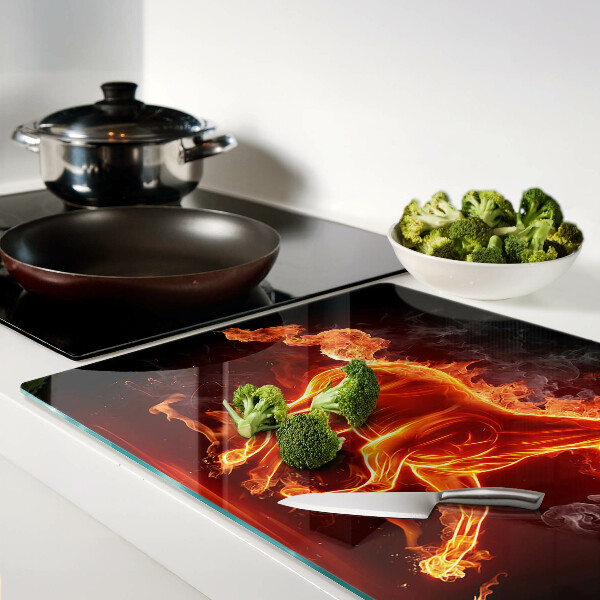 Snijplanken van glas Brandend paard