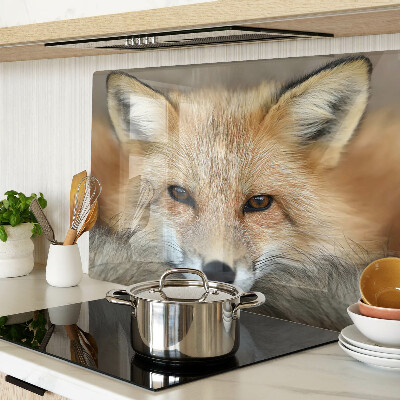 Snijplanken glas Jonge rode vos