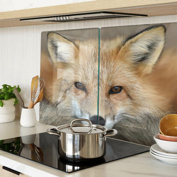 Snijplanken glas Jonge rode vos