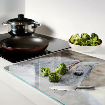 Glazen snijplanken Wit jong paard