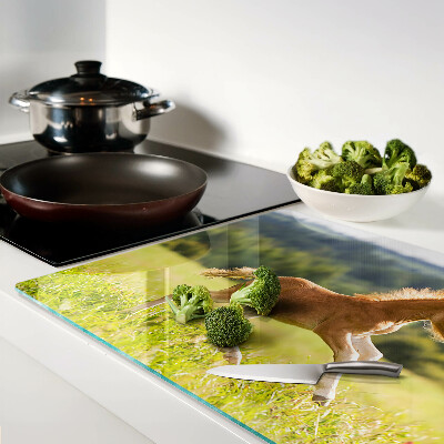 Snijplanken van glas Veulen in de wei