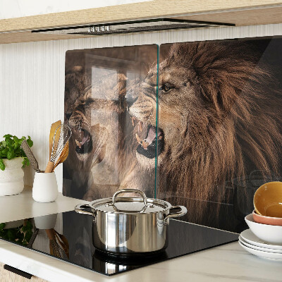 Glazen snijplanken Brullende leeuwen