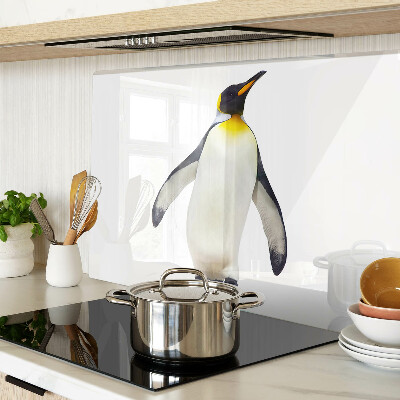 Glazen snijplanken Pinguïn op het ijs