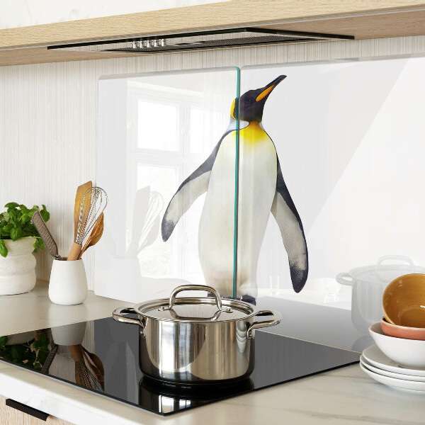 Glazen snijplanken Pinguïn op het ijs