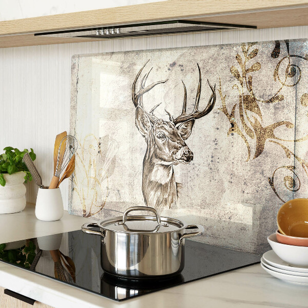 Snijplanken van glas Hert met gewei