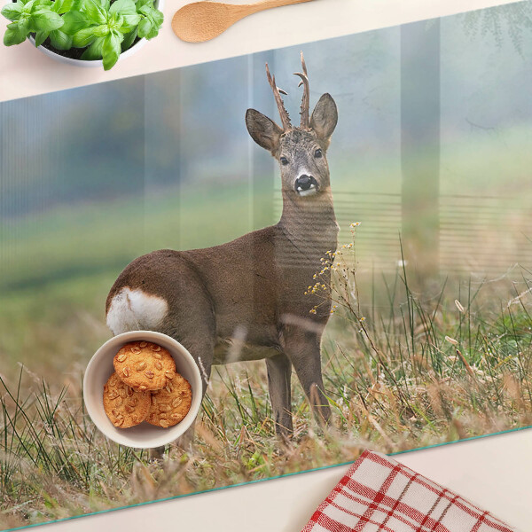 Glazen snijplanken Reeën in hun natuurlijke leefomgeving