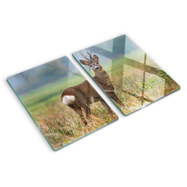Glazen snijplanken Reeën in hun natuurlijke leefomgeving