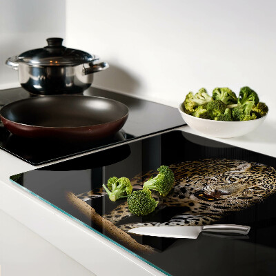 Snijplanken van glas Luipaard in beweging