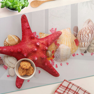 Glazen snijplanken Schelpen en zeesterren