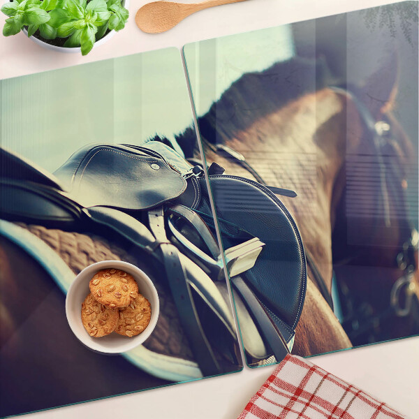 Snijplanken van glas Paarden en ruitersportaccessoires