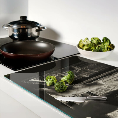 Glazen snijplanken Katten voor het raam