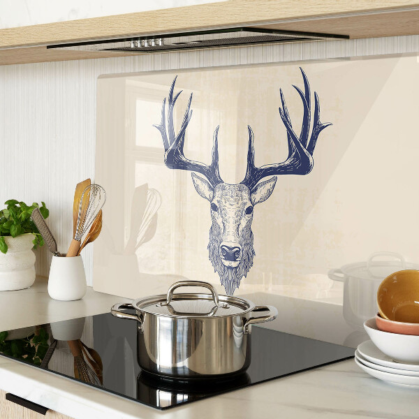 Snijplanken van glas Eland met gewei