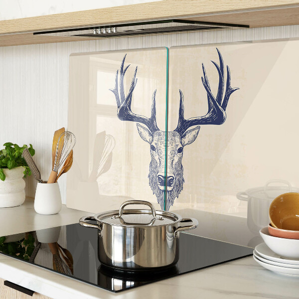 Snijplanken van glas Eland met gewei