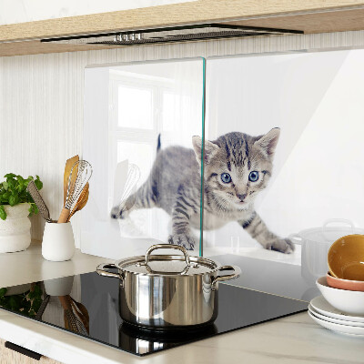 Glazen snijplanken Katje met blauwe ogen