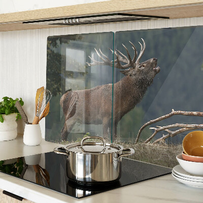 Snijplanken van glas Hert in zijn natuurlijke leefomgeving