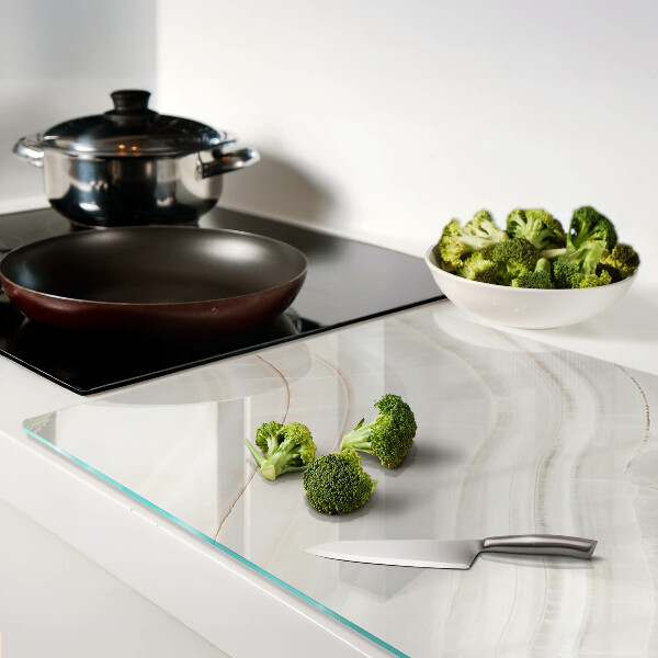 Snijplanken glas Marmer met gouden draden