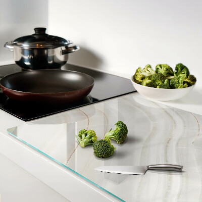 Snijplanken glas Marmer met gouden draden