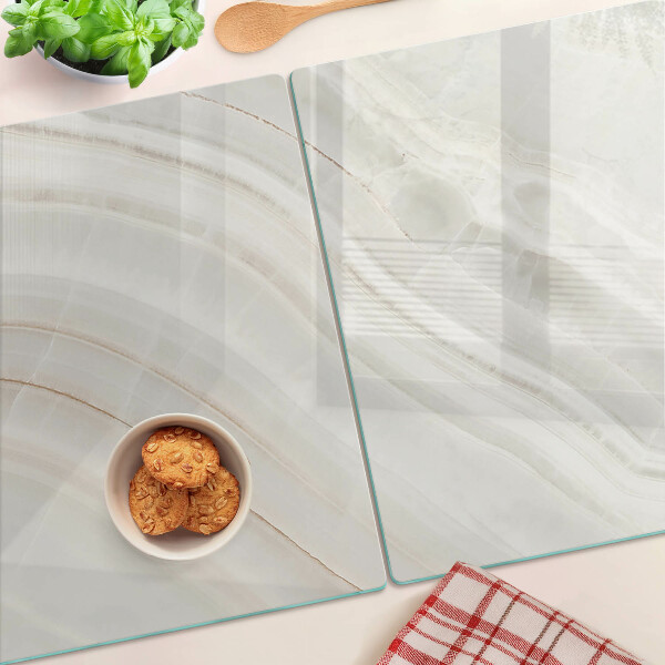 Snijplanken glas Marmer met gouden draden