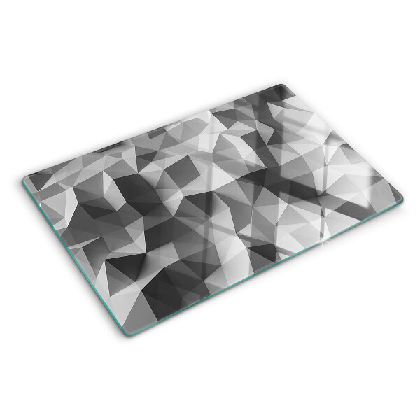 Snijplanken van glas Abstract geometrisch patroon