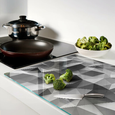 Snijplanken van glas Abstract geometrisch patroon