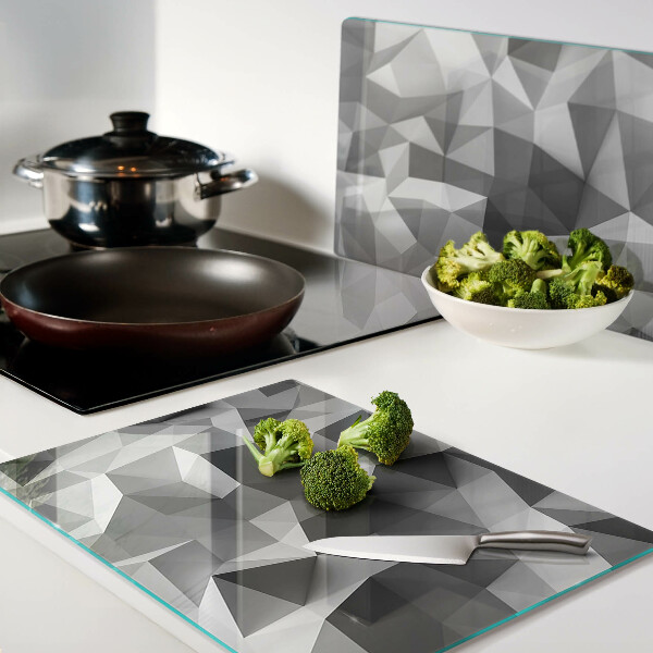 Snijplanken van glas Abstract geometrisch patroon