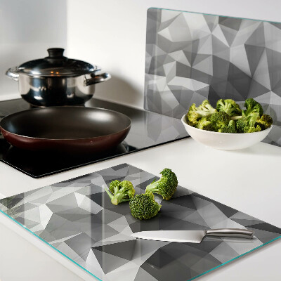 Snijplanken van glas Abstract geometrisch patroon