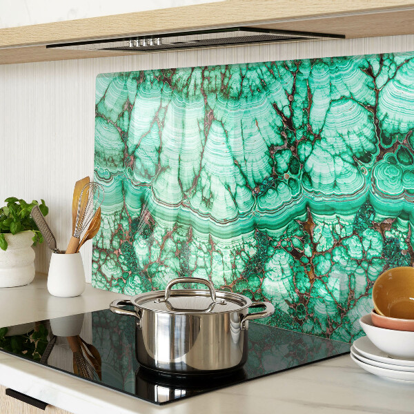 Snijplanken glas Marmer in groene tinten