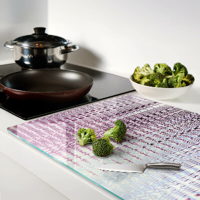 Glazen snijplanken Golven in roze tinten