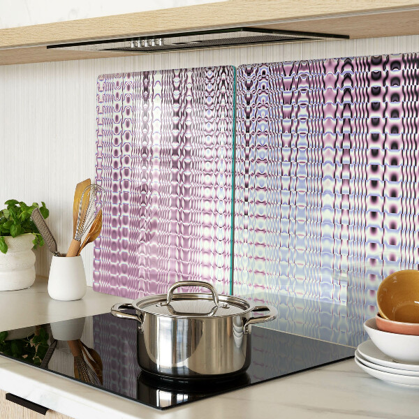 Glazen snijplanken Golven in roze tinten