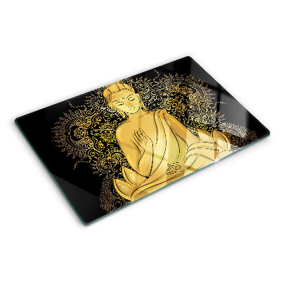 Snijplanken glas Boeddha in meditatie