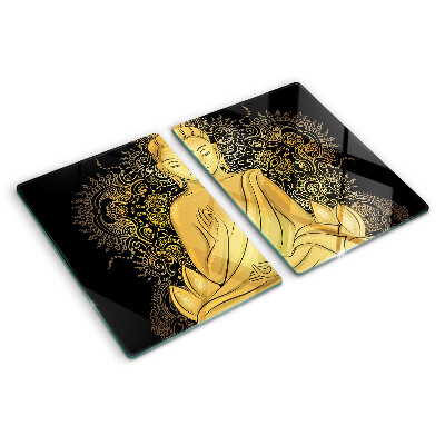 Snijplanken glas Boeddha in meditatie