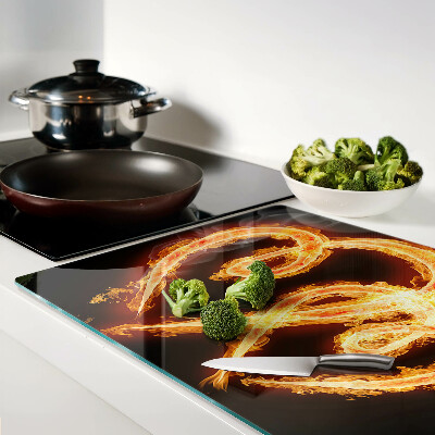 Snijplanken glas Brandend hart