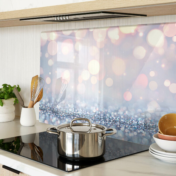 Snijplanken van glas Sprankelende lichtjes met een diamantaccent.